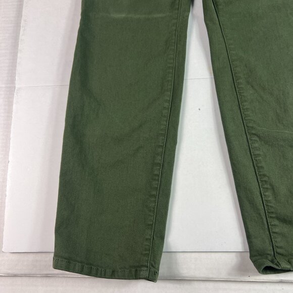 Good American Jeans Women's 26x26* Good Classic Straight Crop Green Denim Tag 27 - Picture 6 of 16